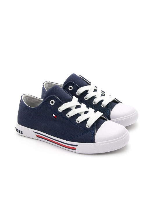 Trampki Tommy Hilfiger T3X4-30692-0890800 Granatowy