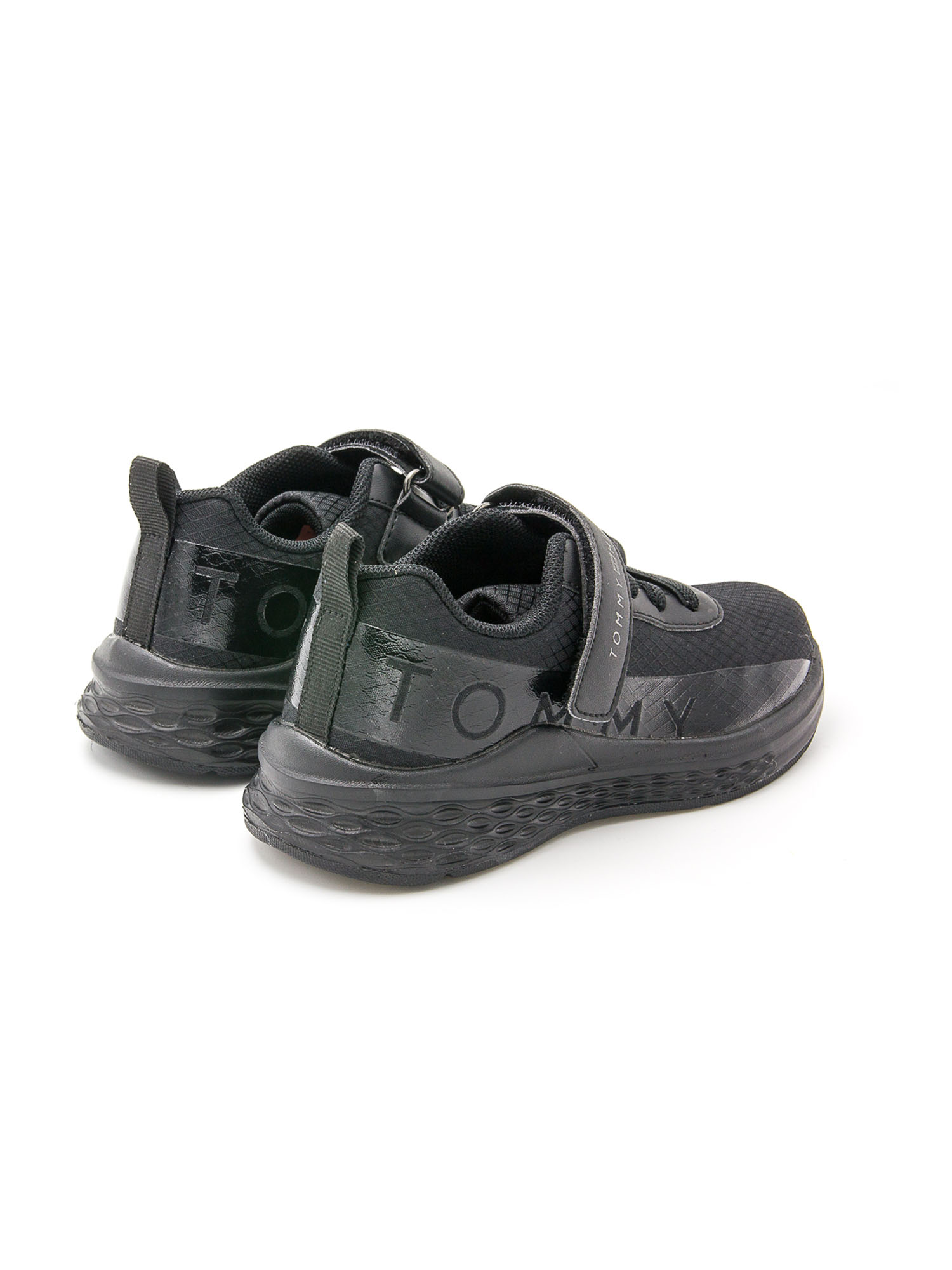 Sneakersy chłopięce Tommy Hilfiger T3B4-30999-0586999 Czarny