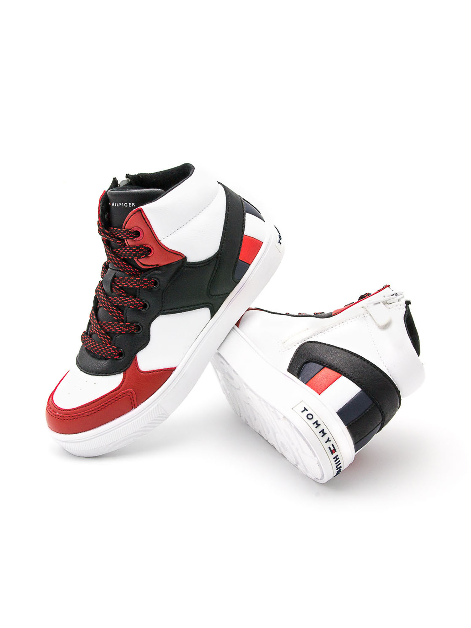 Sneakersy wysokie Tommy Hilfiger T3B4-30928-0621Y292 Multikolor