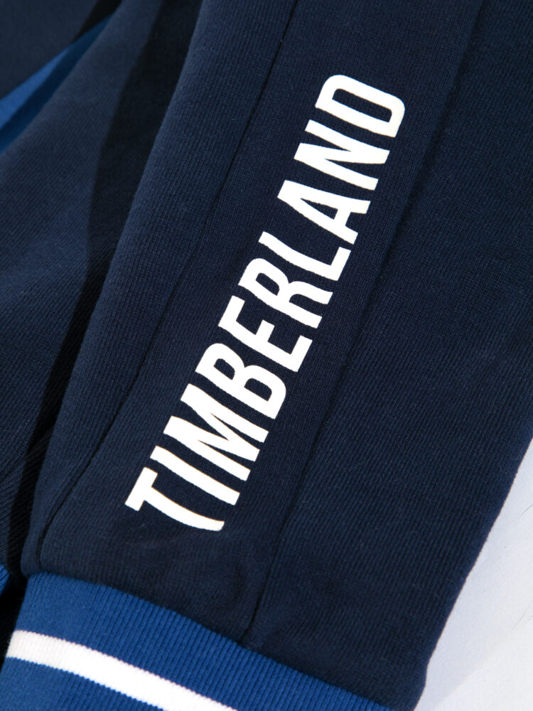 Spodnie dresowe dziecięce Timberland T04A03 Granatowy