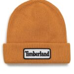 Czapka zimowa chłopięca Timberland T21349/589 Musztardowy