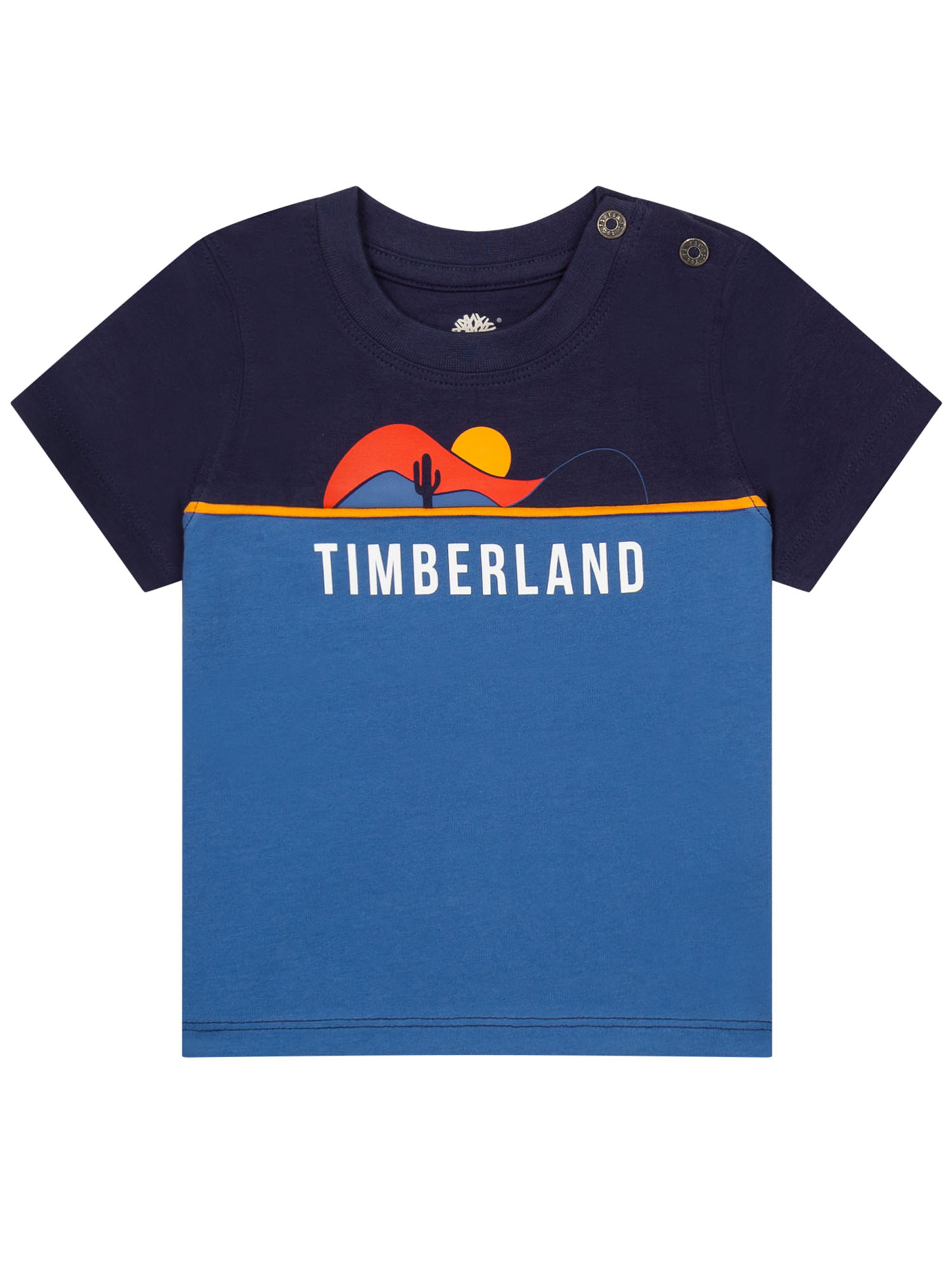 T-shirt dziecięcy Timberland T05K51/85T Granatowy