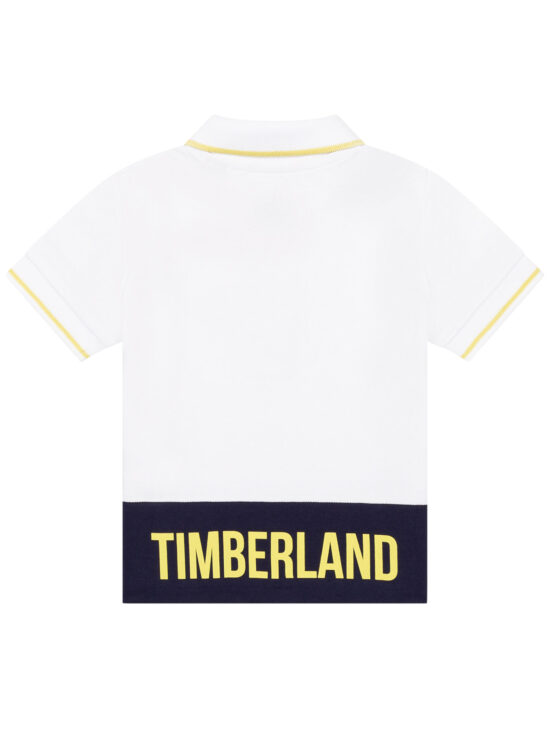 Koszulka polo dziecięca Timberland T05K54/10B Biały