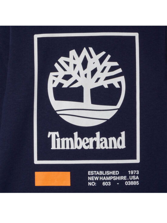 Bluzka chłopięca Timberland T25S79/854 Granatowy