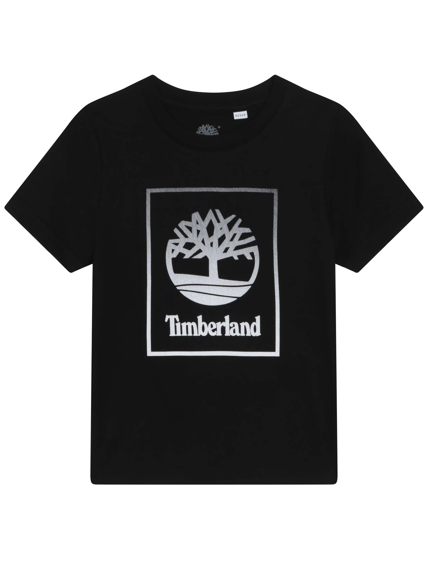 T-shirt chłopięcy Timberland T25S83/09B Czarny