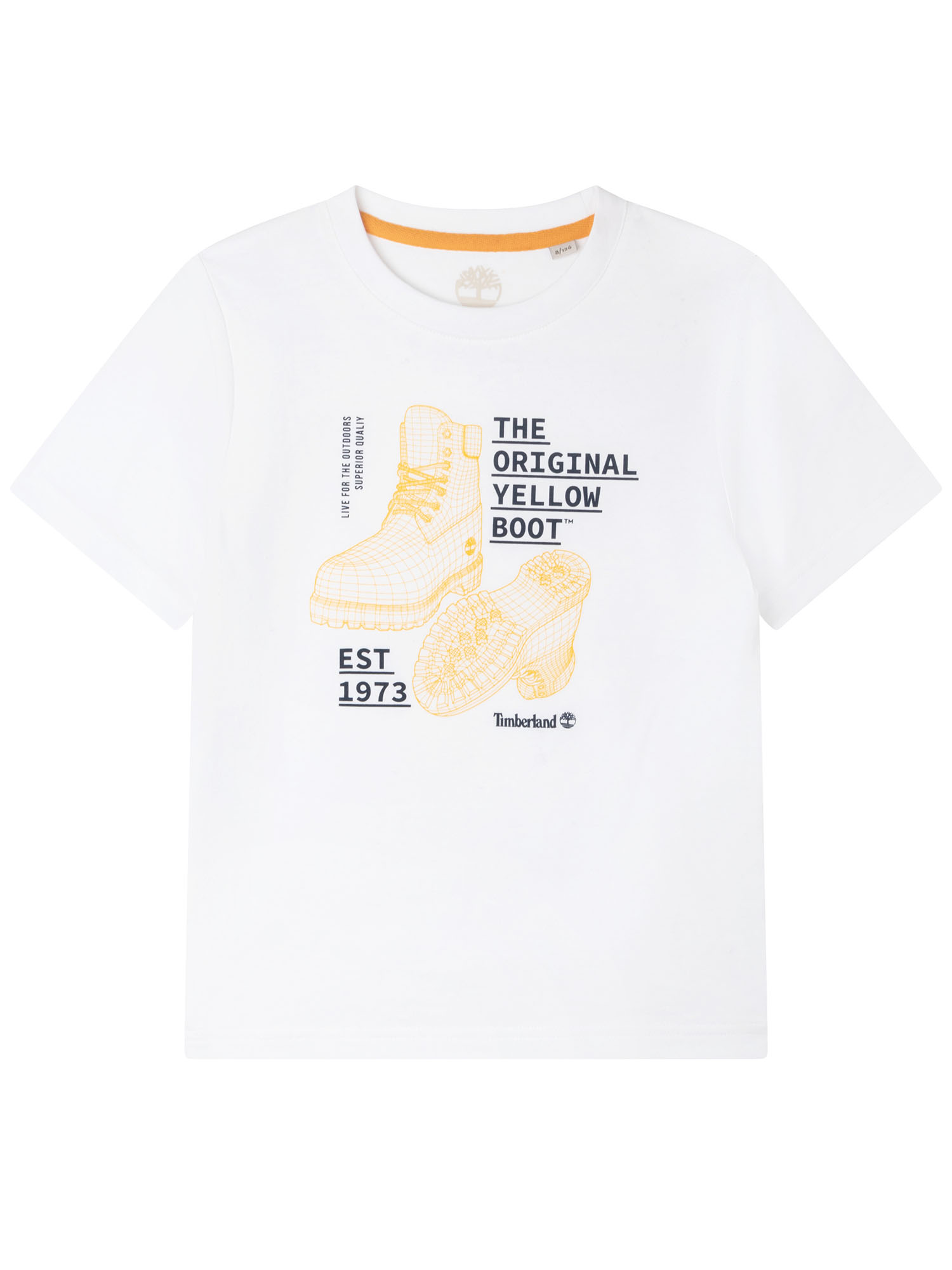 T-Shirt chłopięcy Timberland T25S86/10B Biały