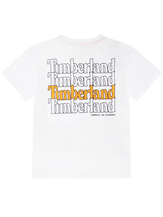T-Shirt chłopięcy Timberland T25S91/10B Biały