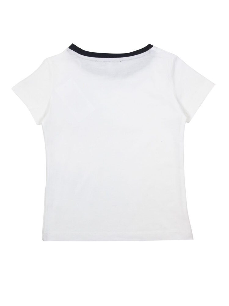 Koszulka dziewczęca Patrizia Pepe PJFTE01 1228 N101 biały