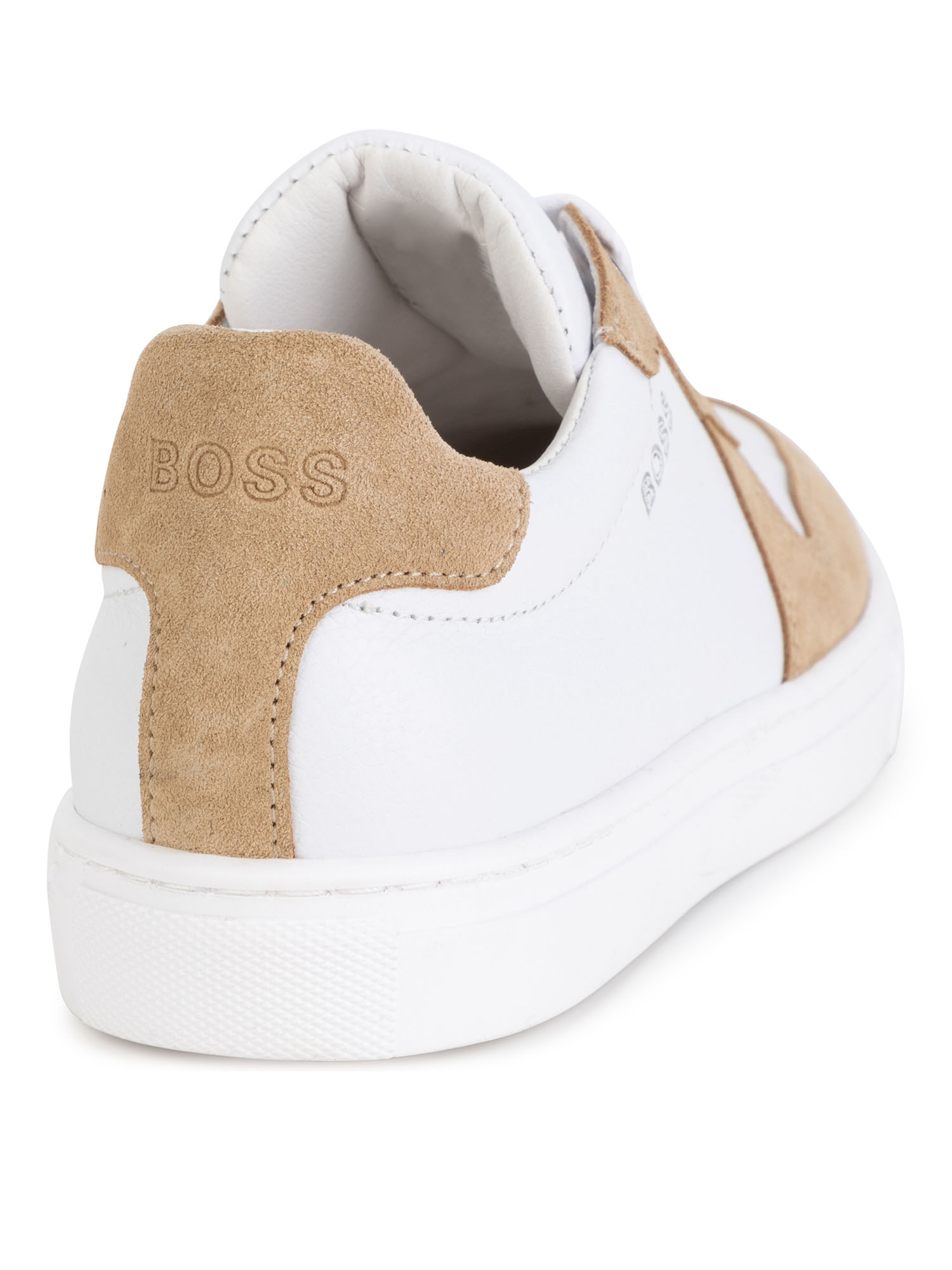 Sneakersy chłopięce Boss J29285 biały