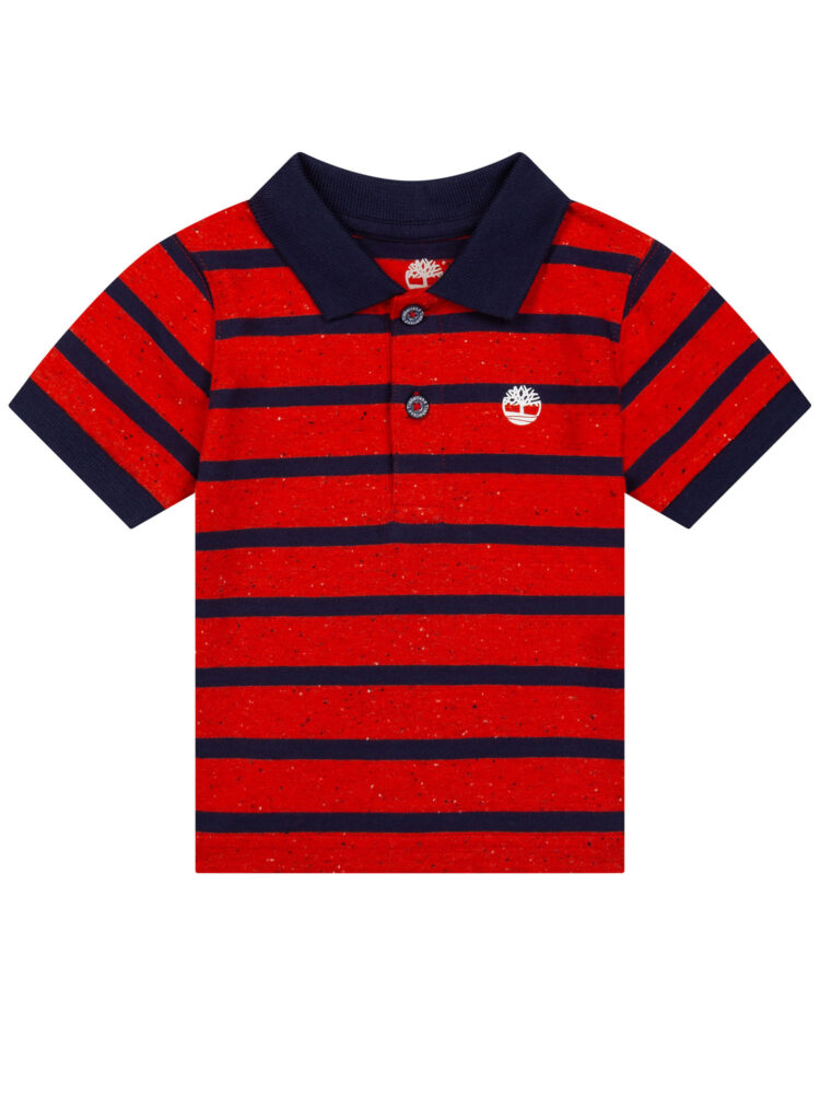 Koszulka polo chłopięca Timberland T25T02/992 Czerwony