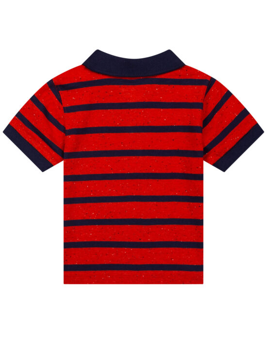 Koszulka polo chłopięca Timberland T25T02/992 Czerwony