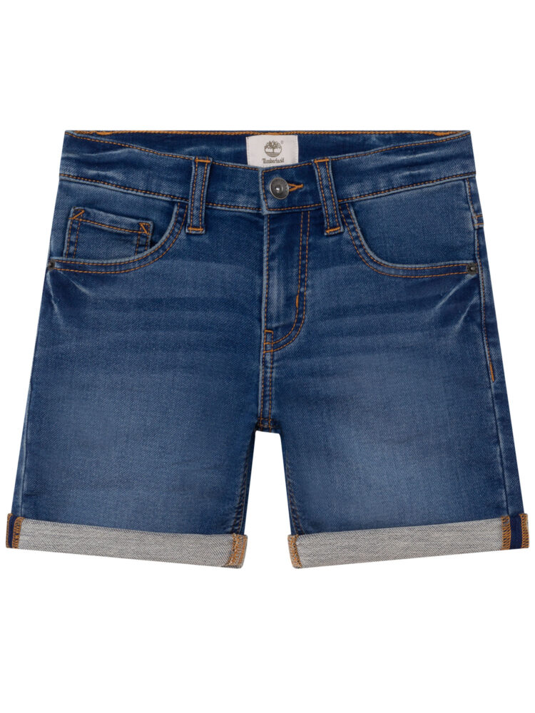Spodenki jeansowe chłopięce Timberland T24B75/Z25 Niebieski