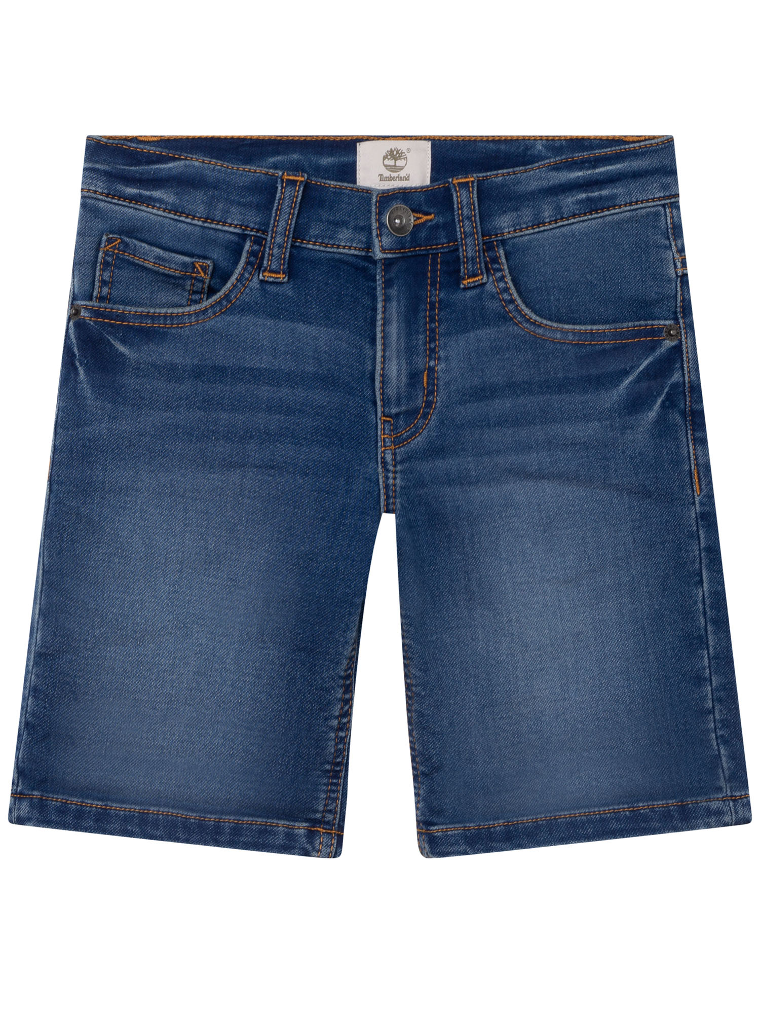 Spodenki jeansowe chłopięce Timberland T24B75/Z25 Niebieski