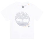 T-shirt dziecięcy Timberland T95918/10B biały