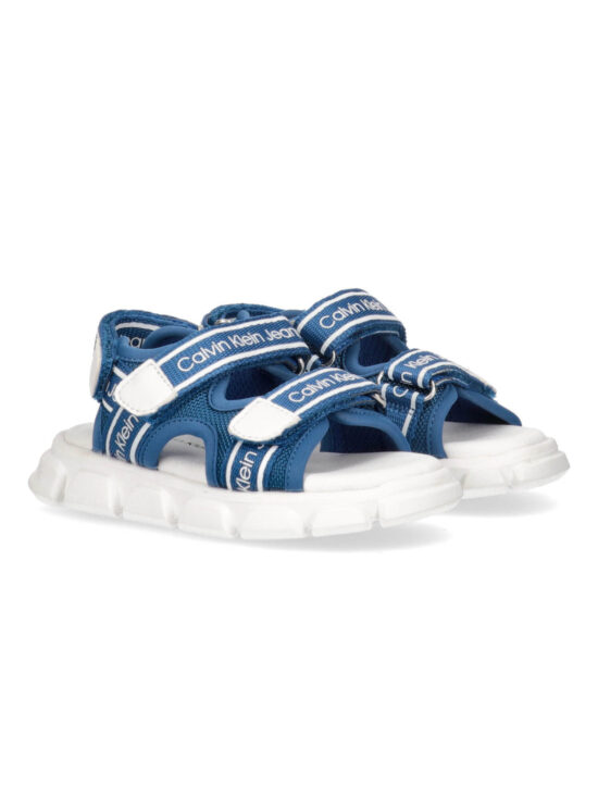 Sandałki chłopięce Calvin Klein Jeans V1B2-80146-02118226 niebieski
