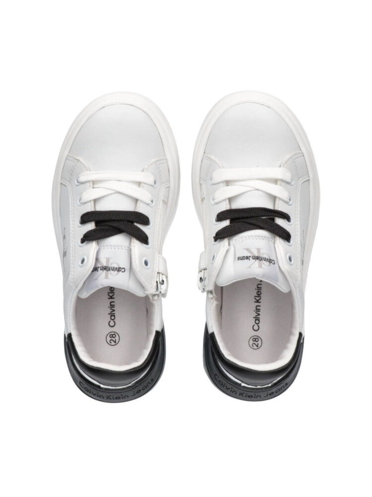 Sneakersy dziewczęce Calvin Klein Jeans V3X9-80120-1355X002 biały/czarny