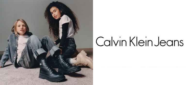 Calvin Klein Jeans - Legginsy dziecięce
