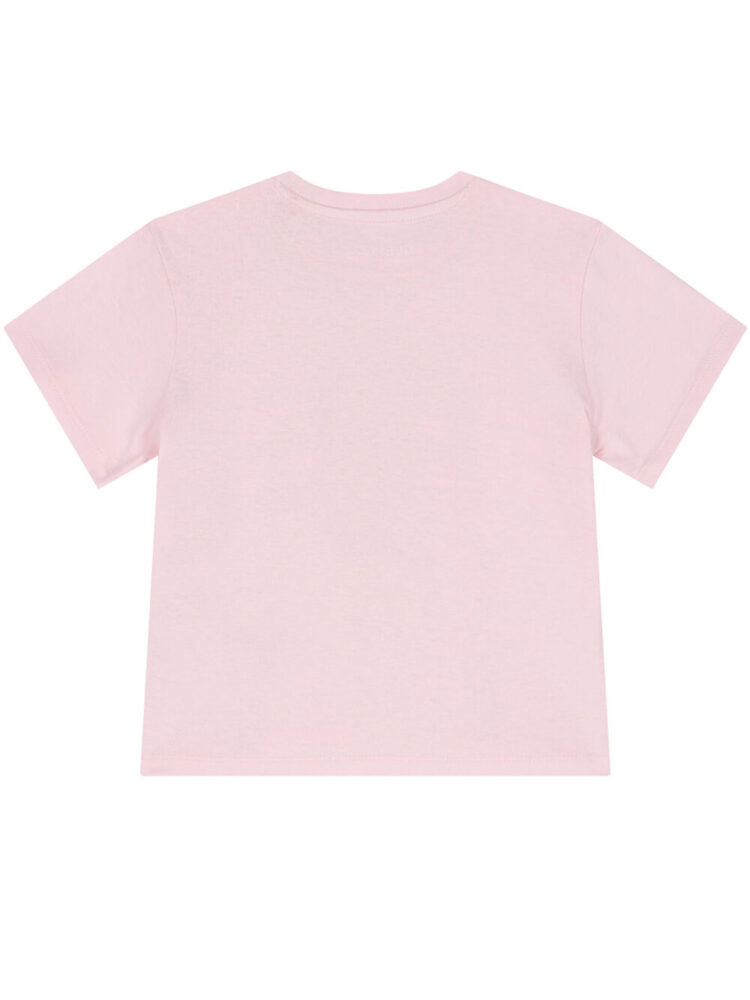 T-Shirt dziewczęcy Guess J3YI36K8HM4 różowy